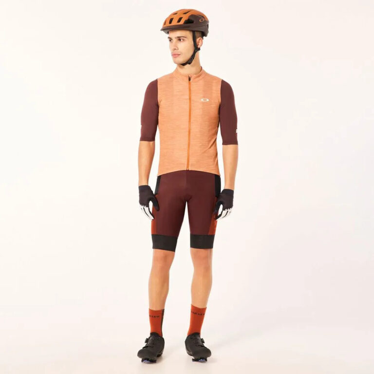 Oakley Off Grid Gravel Short Sleeve Jersey S Ginger - XL Ginger - Image 9