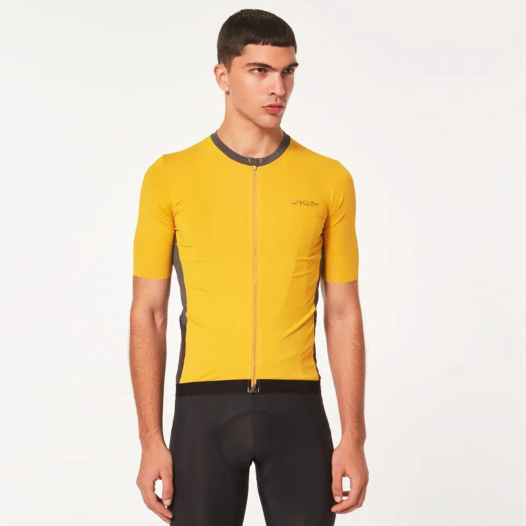 Oakley Point To Point Short Sleeve Jersey XS Amber Yellow - S Amber Yellow - Image 10