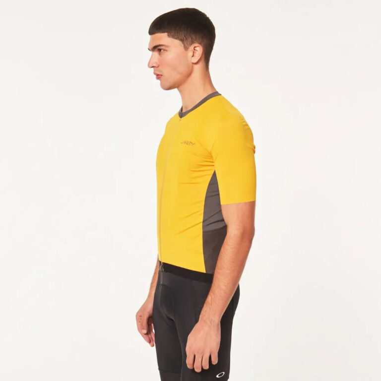 Oakley Point To Point Short Sleeve Jersey XS Amber Yellow - S Amber Yellow - Image 3