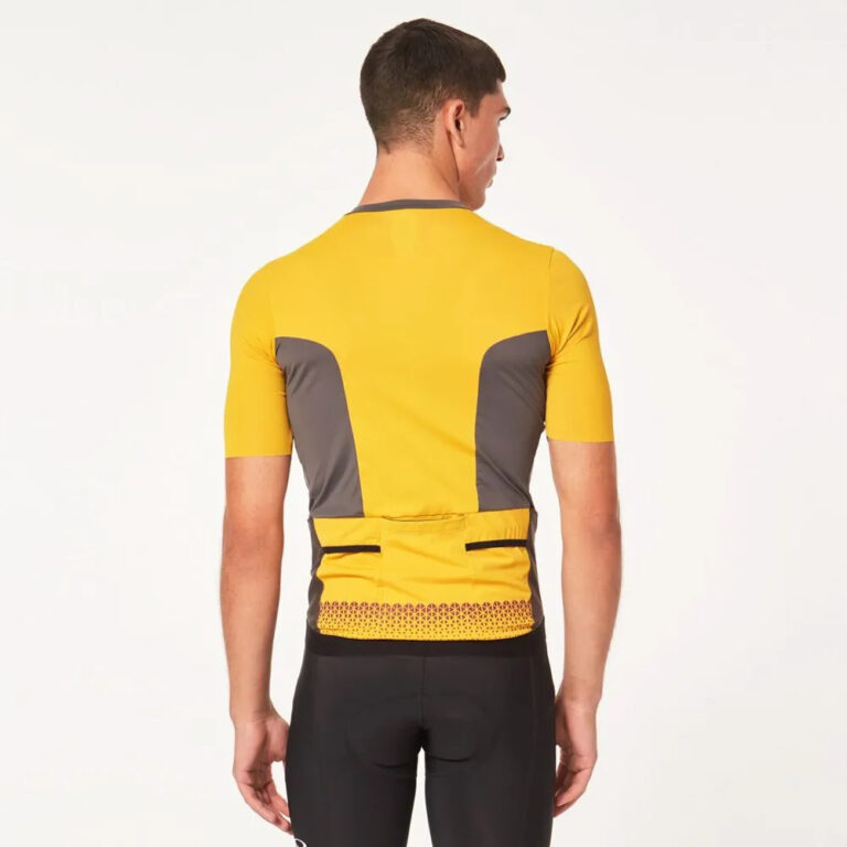 Oakley Point To Point Short Sleeve Jersey XS Amber Yellow - S Amber Yellow - Image 4