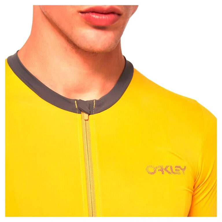 Oakley Point To Point Short Sleeve Jersey XS Amber Yellow - S Amber Yellow - Image 5