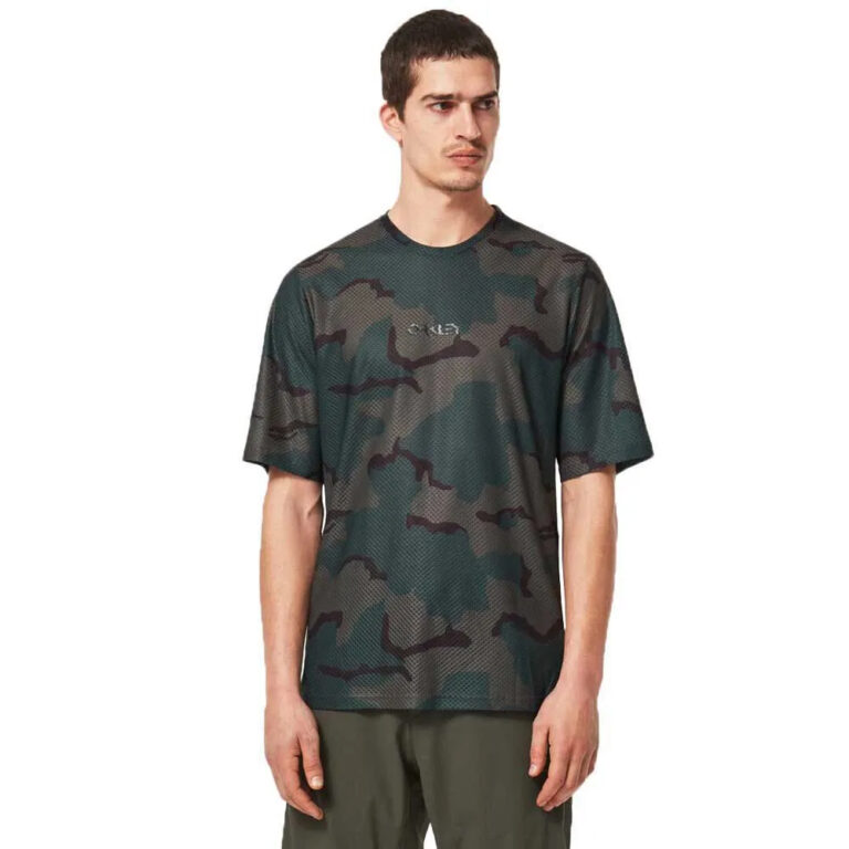 Oakley Ride Free Short Sleeve Jersey M B1B Camo Hunter