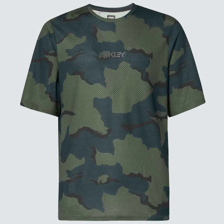 Oakley Ride Free Short Sleeve Jersey M B1B Camo Hunter - Image 3