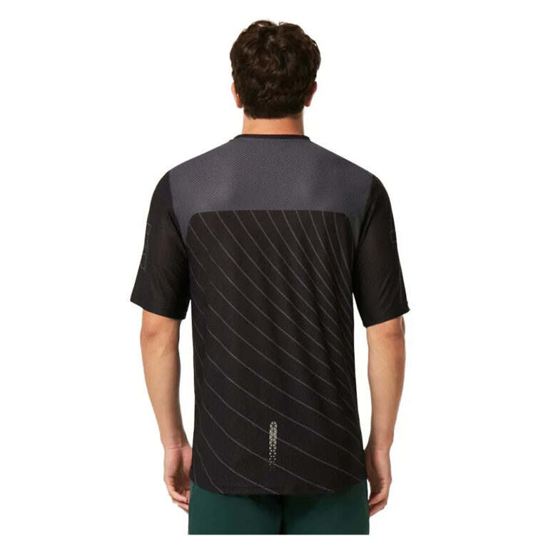 Oakley Seeker &amp;acute;75 Short Sleeve Enduro Jersey L Blackout / Blackout - Image 2