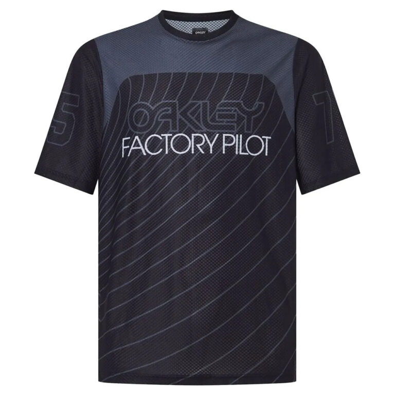 Oakley Seeker &amp;acute;75 Short Sleeve Enduro Jersey L Blackout / Blackout - Image 3