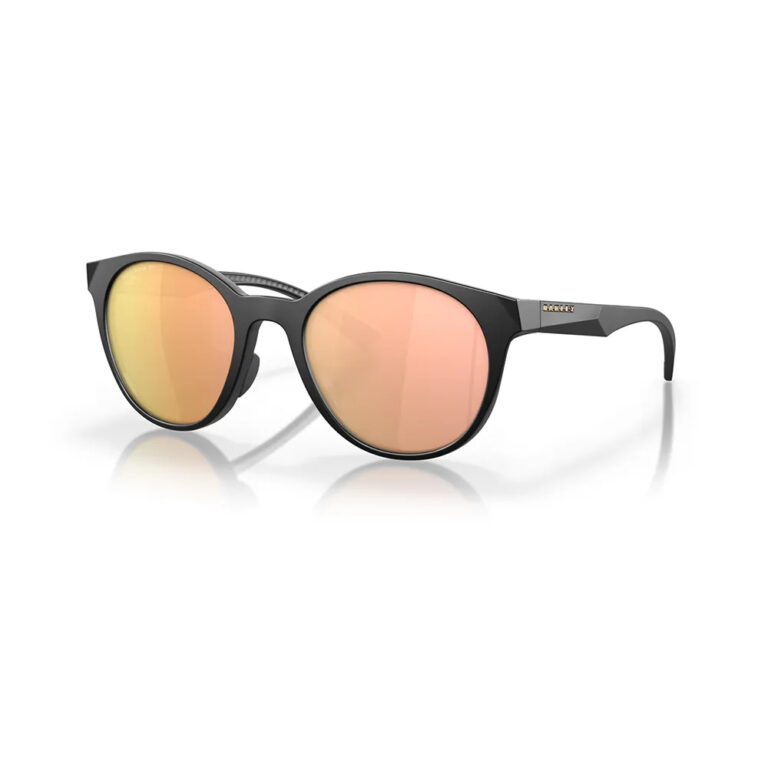 Oakley Spindrift Prizm Polarized Sunglasses Prizm Polarized Rose Gold/CAT3 Matte Black - Image 2