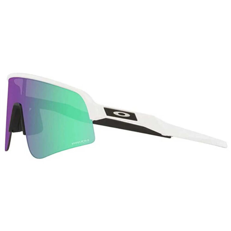 Oakley Sutro Lite Sweep Prizm Sunglasses Prizm Road Jade/CAT3 Matte White - Image 5