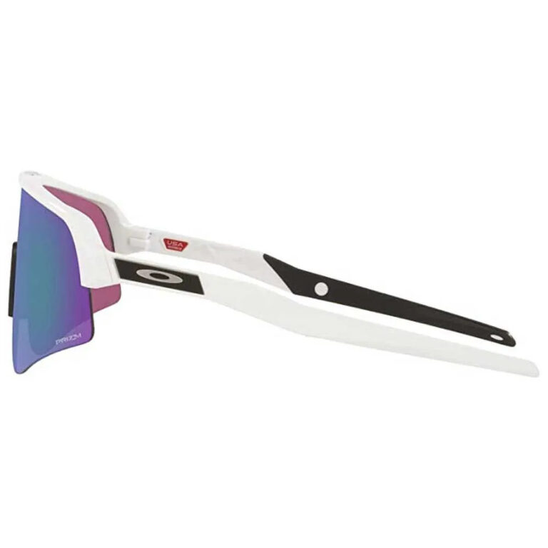 Oakley Sutro Lite Sweep Prizm Sunglasses Prizm Road Jade/CAT3 Matte White - Image 6