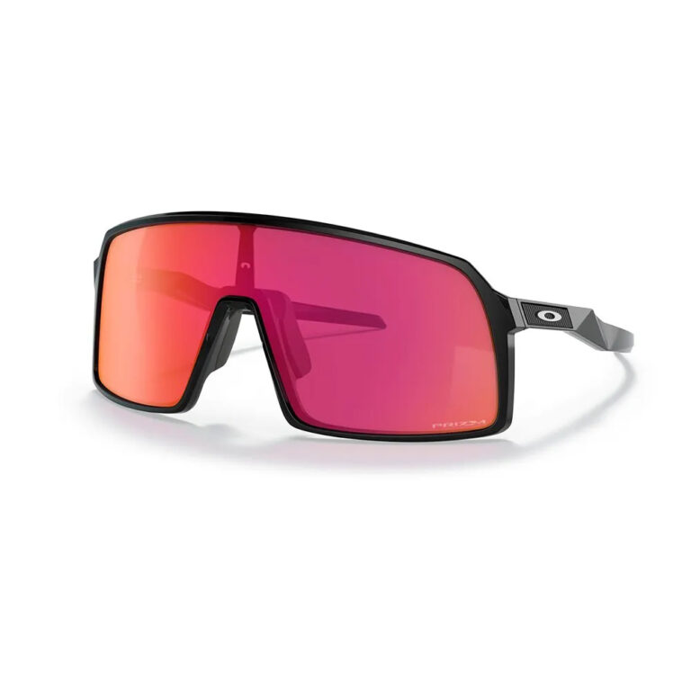 Oakley Sutro Prizm Sunglasses Prizm Field/CAT3 Polished Black - Image 2