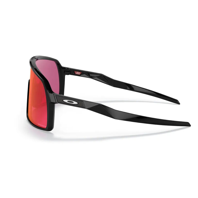 Oakley Sutro Prizm Sunglasses Prizm Field/CAT3 Polished Black - Image 9