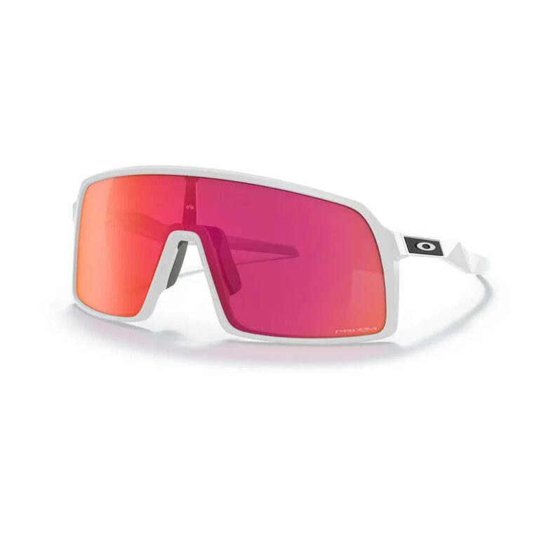 Oakley Sutro Prizm Sunglasses Prizm Field/CAT3 Polished White - Image 2