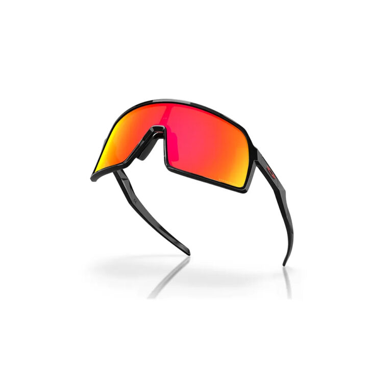 Oakley Sutro S Prizm Sunglasses Prizm Ruby/CAT3 Polished Black - Image 7