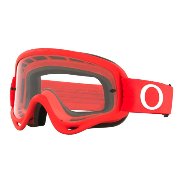 Oakley Xs O Frame MX Goggles Clear/CAT0 Red