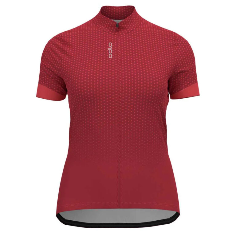 Odlo Essential 411951 Short Sleeve Jersey S American Beauty / Cayenne - M American Beauty / Cayenne - Image 3