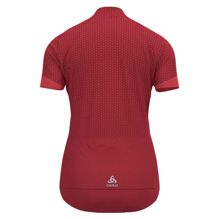 Odlo Essential 411951 Short Sleeve Jersey S American Beauty / Cayenne - M American Beauty / Cayenne - Image 4