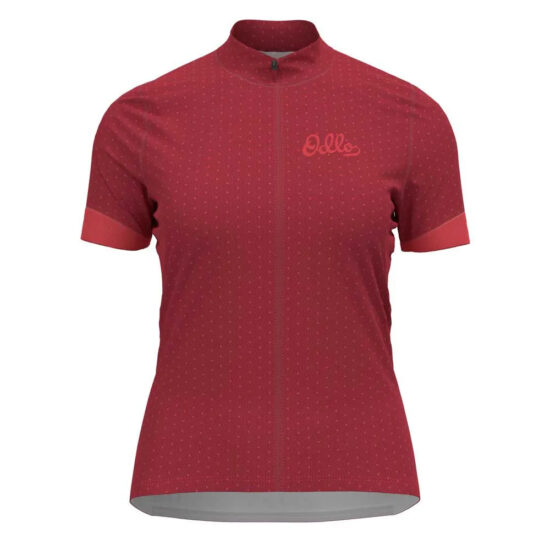 Odlo Essential 411961 Short Sleeve Jersey XS American Beauty / Cayenne - L American Beauty / Cayenne