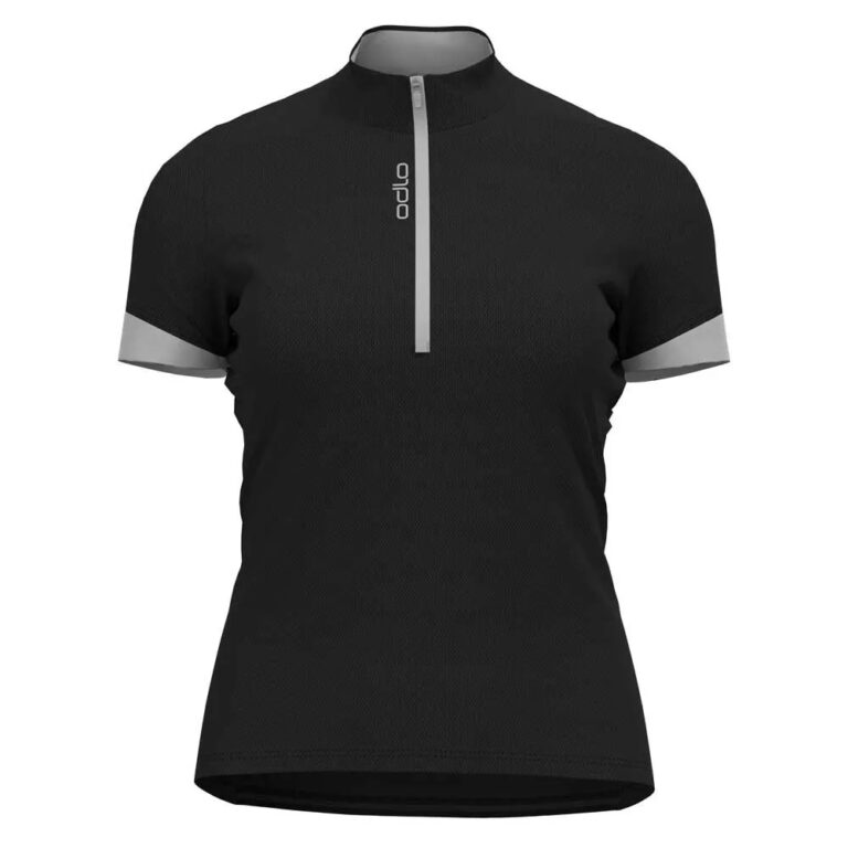 Odlo Essential Short Sleeve Jersey XS Black / Odlo Silver Grey - XL Black / Odlo Silver Grey