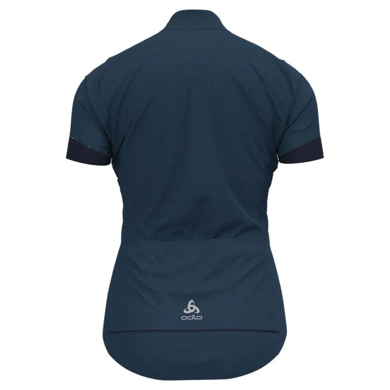 Odlo Essential Short Sleeve Jersey M Blue Wing Teal / Dark Sapphire - Image 2