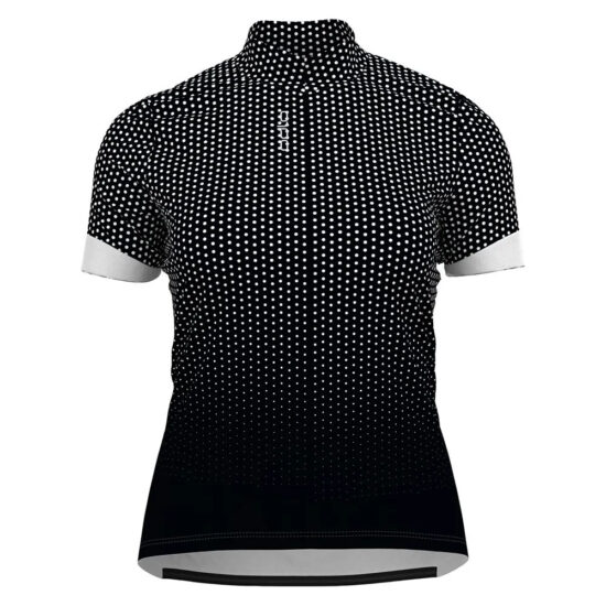 Odlo Integral Essential Imprim Short Sleeve Jersey XS Black / White - XL Black / White