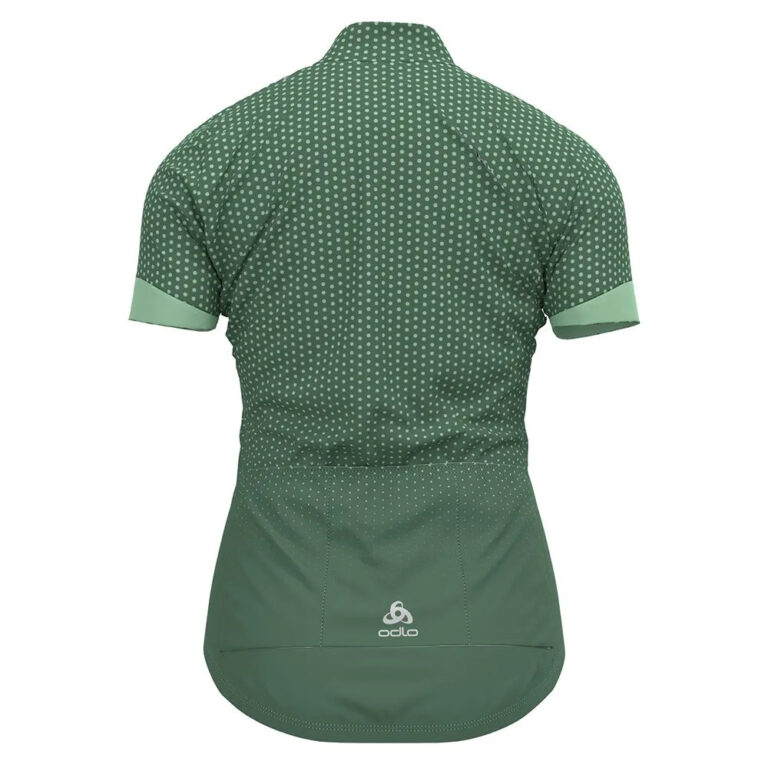 Odlo Integral Essential Imprim Short Sleeve Jersey XS Myrtle / Hemlock - Image 2