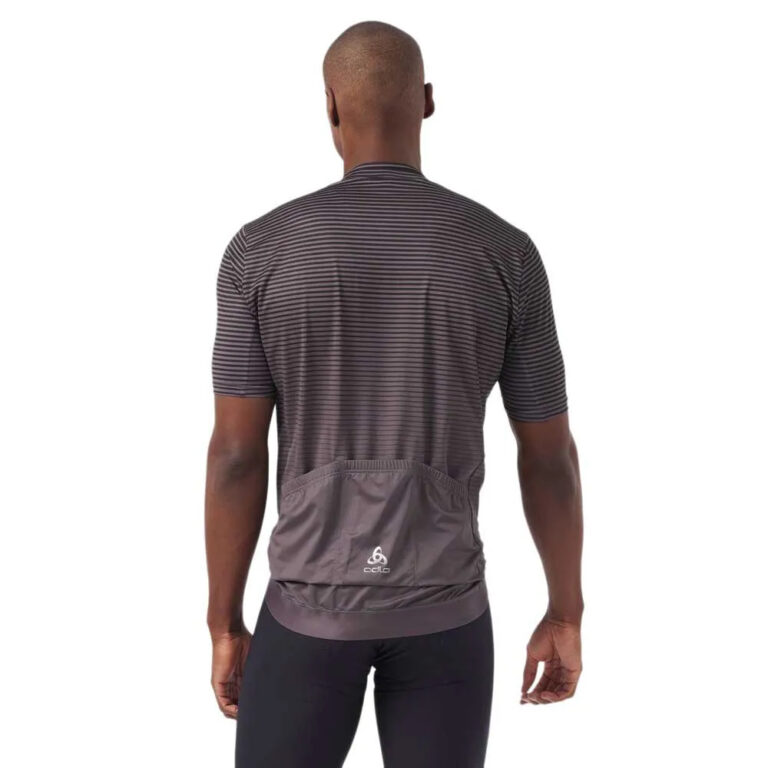 Odlo Integral Zeroweight Short Sleeve Jersey S Black / Odlo Graphite Grey - Image 2