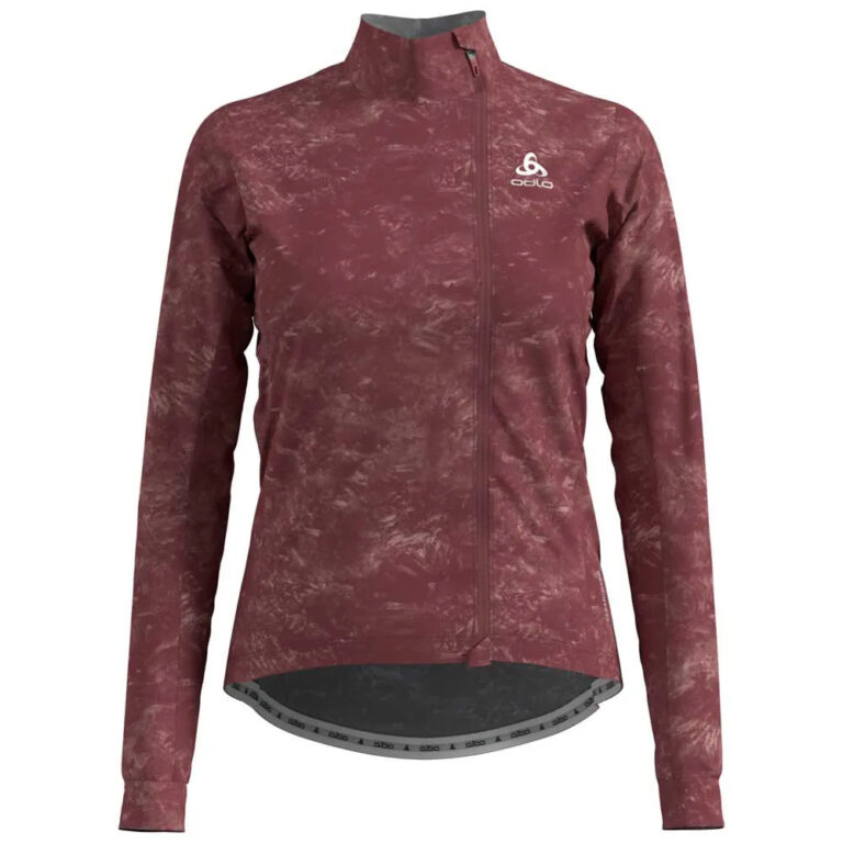 Odlo Zeroweight Ceramiwarm Jacket XS Roan Rouge / Aop - XL Roan Rouge / Aop