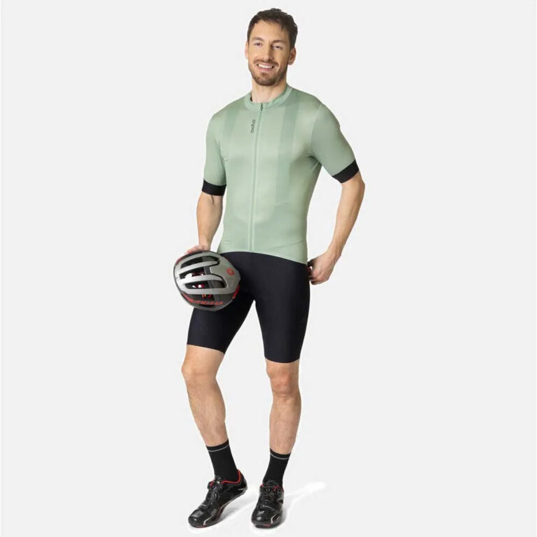 Odlo Zeroweight Short Sleeve Jersey L Loden Frost / Black - Image 6