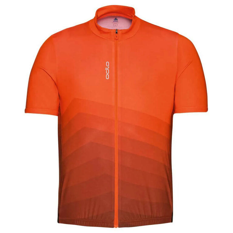 Odlo Zeroweight Short Sleeve Jersey S Exuberant Orange / Andorra