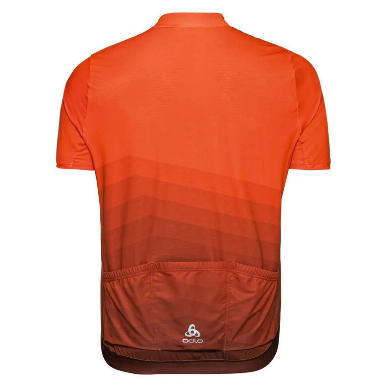 Odlo Zeroweight Short Sleeve Jersey S Exuberant Orange / Andorra - Image 2