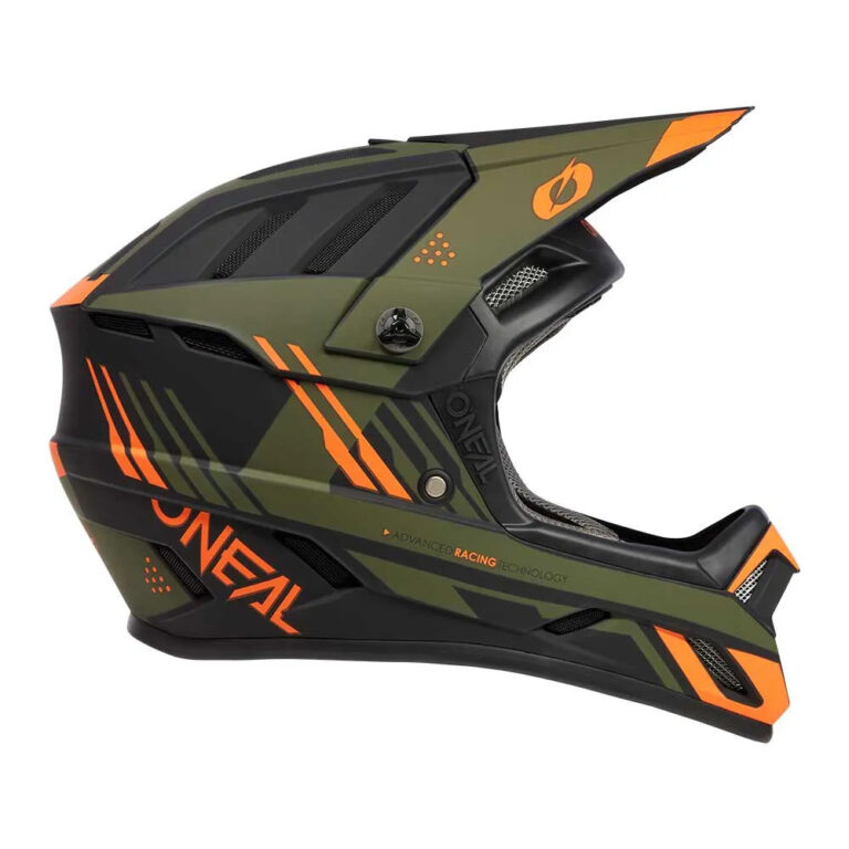 Oneal Backflip Strike V.23 Downhill Helmet XS Black / Orange / Olive - 2XL Black / Orange / Olive - Image 3