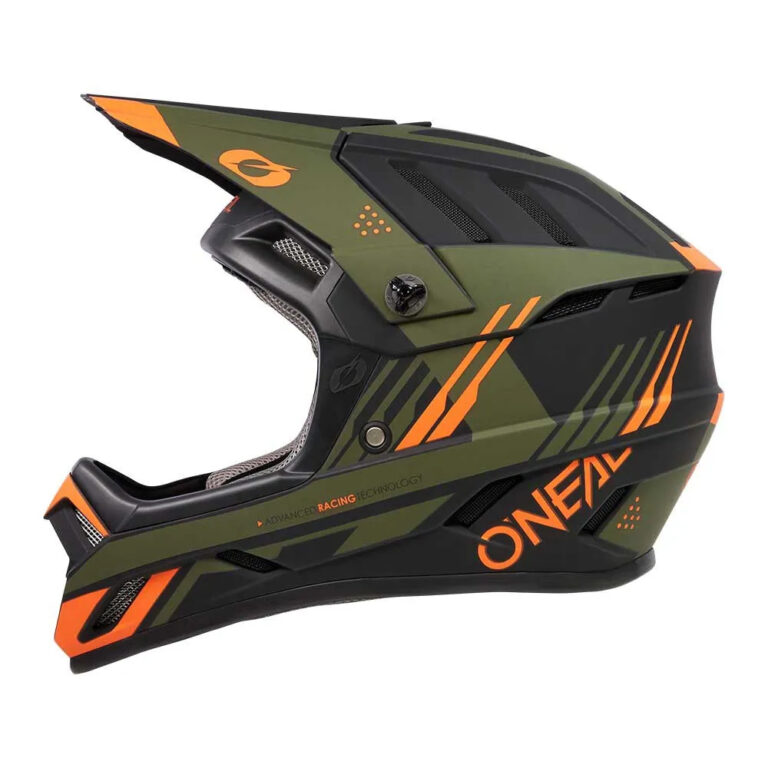 Oneal Backflip Strike V.23 Downhill Helmet XS Black / Orange / Olive - 2XL Black / Orange / Olive - Image 4