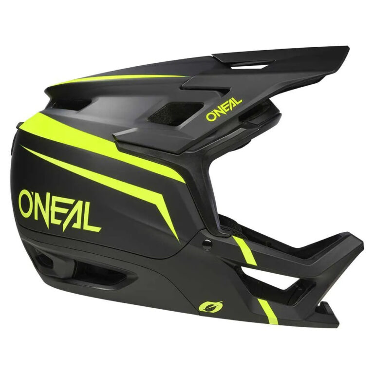 Oneal Transition Flash V.23 Downhill Helmet XS Black / Neon Yellow - XL Black / Neon Yellow - Image 4