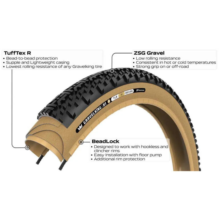 Panaracer Gravelking X1 R Tubeless 700C X 35 Gravel Tyre - Image 3