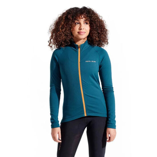 Pearl izumi Pearl Izumi Attack Thermal Long Sleeve Jersey XS Dark Spruce / Sunfire - 2XL Dark Spruce / Sunfire