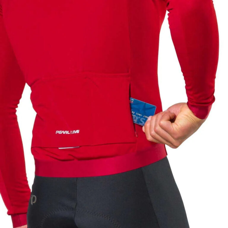 Pearl izumi Pearl Izumi Pro Thermal Long Sleeve Jersey M Red Dahlia - Image 6