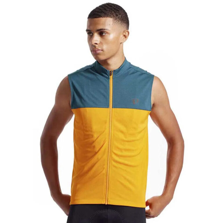 Pearl izumi Pearl Izumi Quest Sleeveless Jersey M Sunfire / Dark Spruce - L Sunfire / Dark Spruce