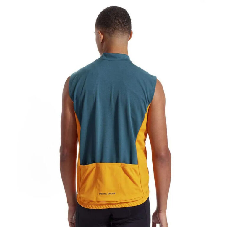 Pearl izumi Pearl Izumi Quest Sleeveless Jersey M Sunfire / Dark Spruce - L Sunfire / Dark Spruce - Image 2