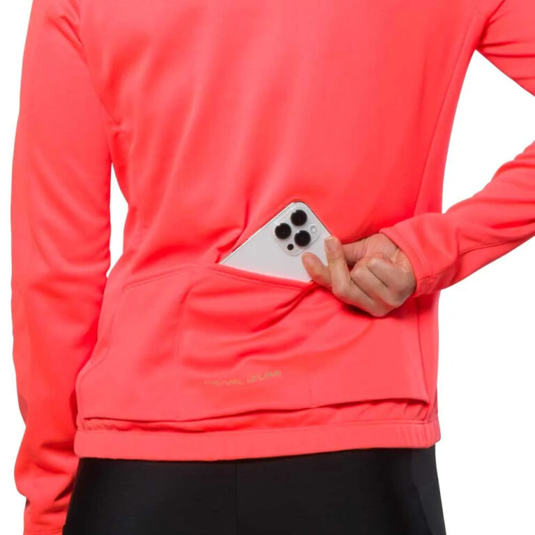 Pearl izumi Pearl Izumi Quest Thermal Long Sleeve Jersey XS Fiery Coral - XL Fiery Coral - Image 6