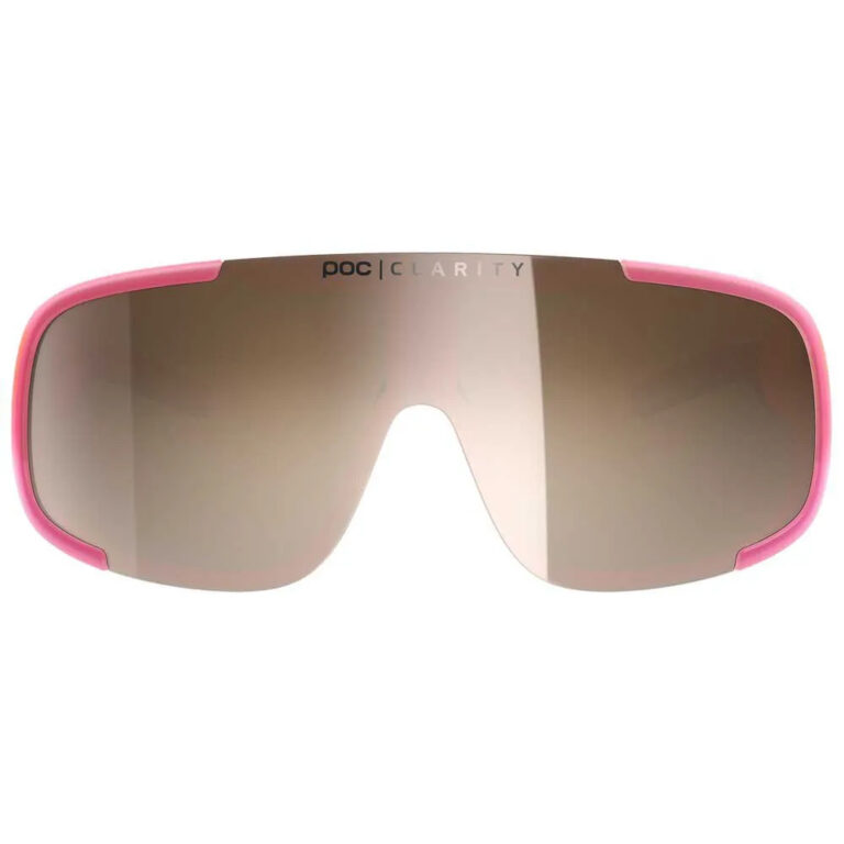 POC Aspire Sunglasses Brown Silver Mirror/CAT2 Actinium Pink Translucent - Image 3