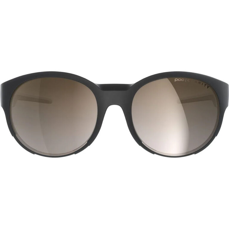 POC Avail Mirrored Sunglasses Brown Silver Mirror/CAT2 Uranium Black - Image 2