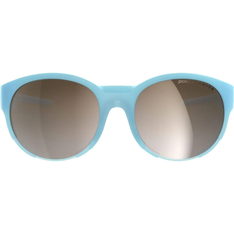 POC Avail Mirrored Sunglasses Brown Silver Mirror/CAT2 Basalt Blue - Image 2