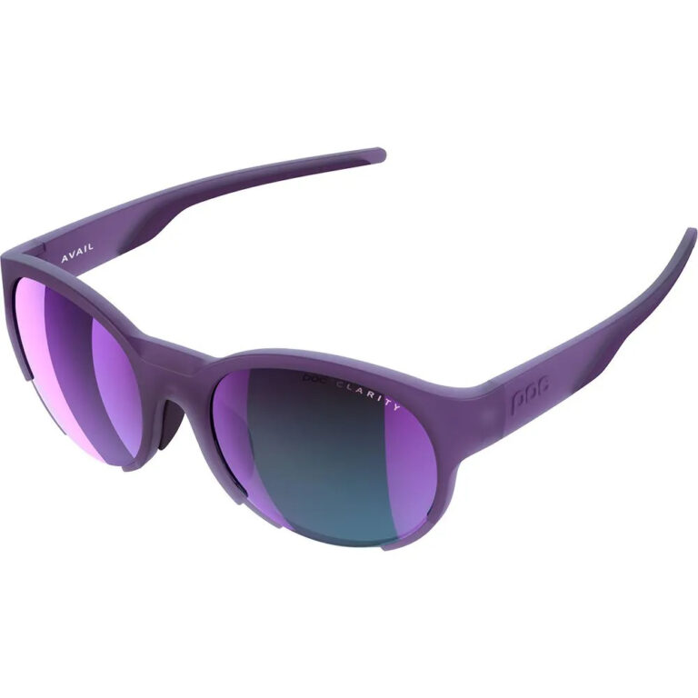 POC Avail Sunglasses Clarity Trail Silver/CAT2 Sapphire Purple Translucent - Image 5