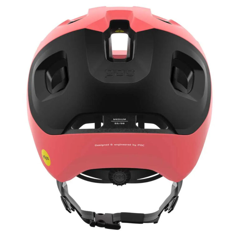 POC Axion Race MIPS MTB Helmet XS Ammolite Coral / Uranium Black Matt - L Ammolite Coral / Uranium Black Matt - Image 4