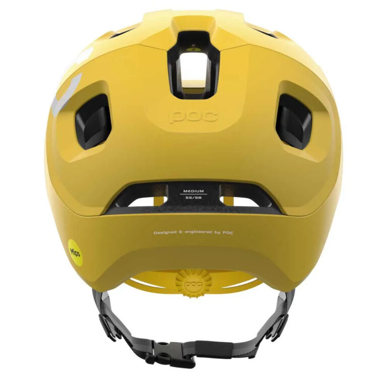 POC Axion Race MIPS MTB Helmet XS Aventurine Yellow Matt - L Aventurine Yellow Matt - Image 4