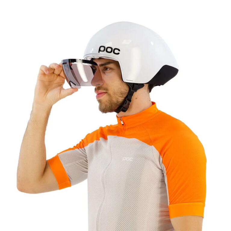 POC Cerebel Raceday Helmet M Hydrogen White - Image 10