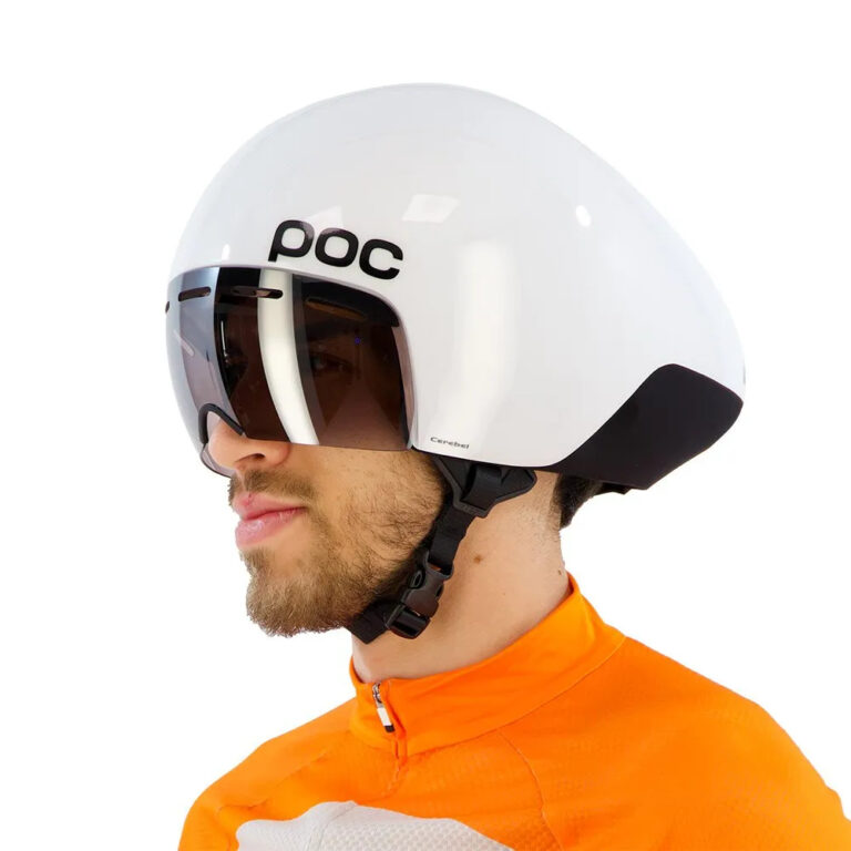 POC Cerebel Raceday Helmet M Hydrogen White - Image 7