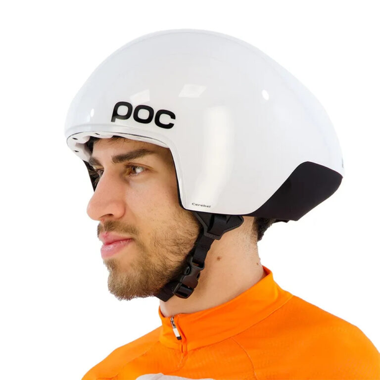 POC Cerebel Raceday Helmet M Hydrogen White - Image 9