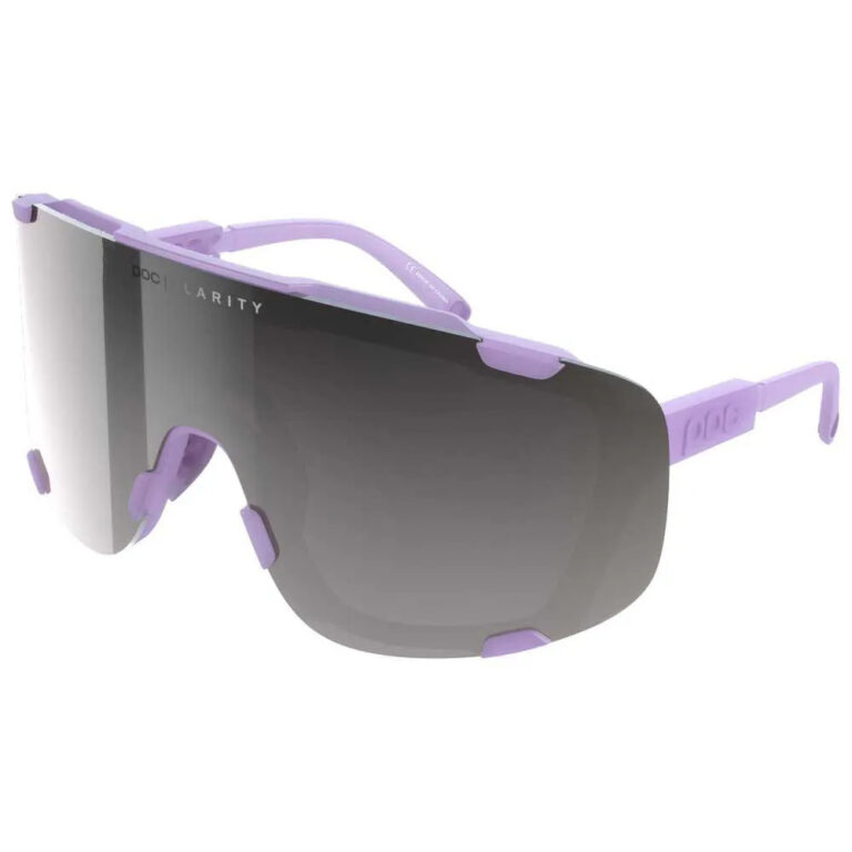 POC Devour Sunglasses Violet Silver Mirror/CAT3 Purple Quartz Translucent