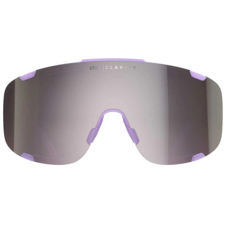 POC Devour Sunglasses Violet Silver Mirror/CAT3 Purple Quartz Translucent - Image 3