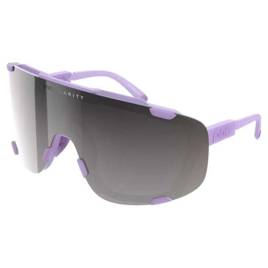 POC Devour Sunglasses Clarity Trail / Partly Sunny Silver/CAT2 Uranium Black / Black